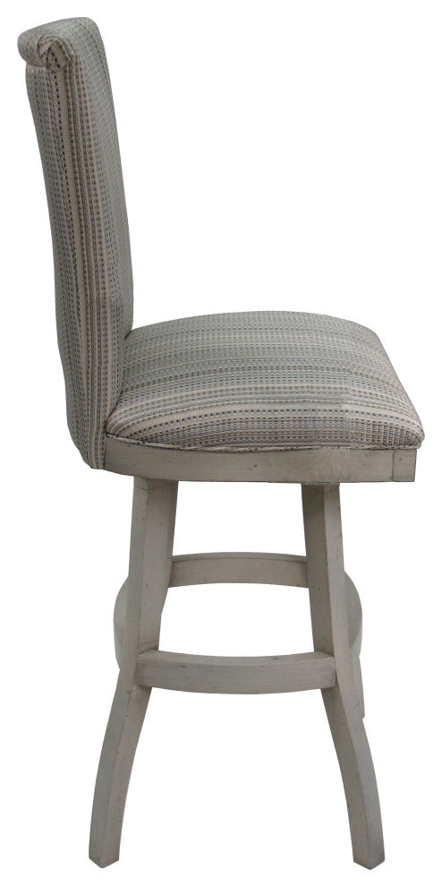 Swivel Wood Stool, 700 Armless, Natural and Reclaimed Estate, 34"
