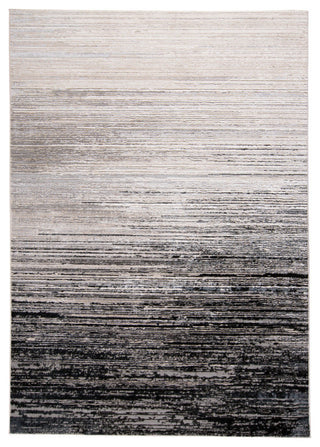 Weave & Wander Orin Rug, Black/Dark Gray, 10'x13'2"