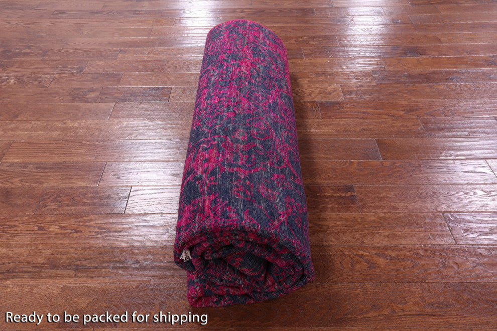 Handmade Modern Wool and Silk Rug 8' 0" X 9' 11" Q11845