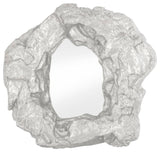 Rock Pond Mirror, Silver Leaf, 9"x40"x40"