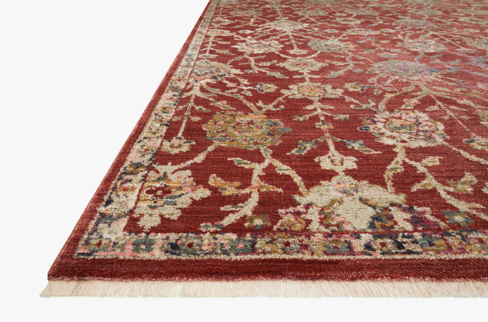 Giada Rug, Red/Multi, 2'7"x10'