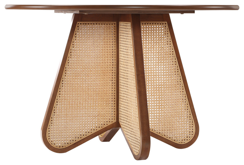 Butterfly Dining Table, Walnut Finish