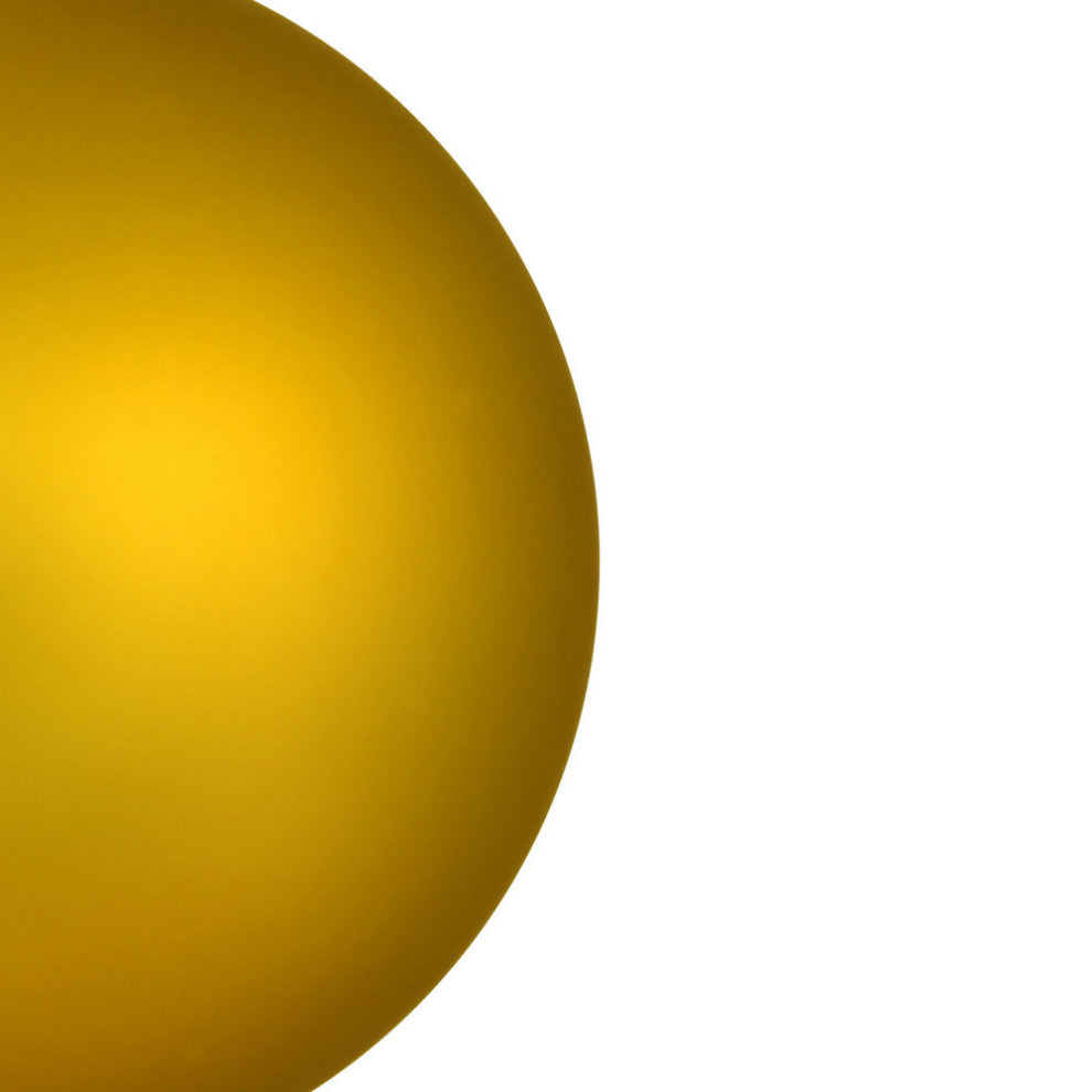 Vickerman N590846Dmv 3" Medallion Gold Matte Ball Ornament, 12 Per Bag