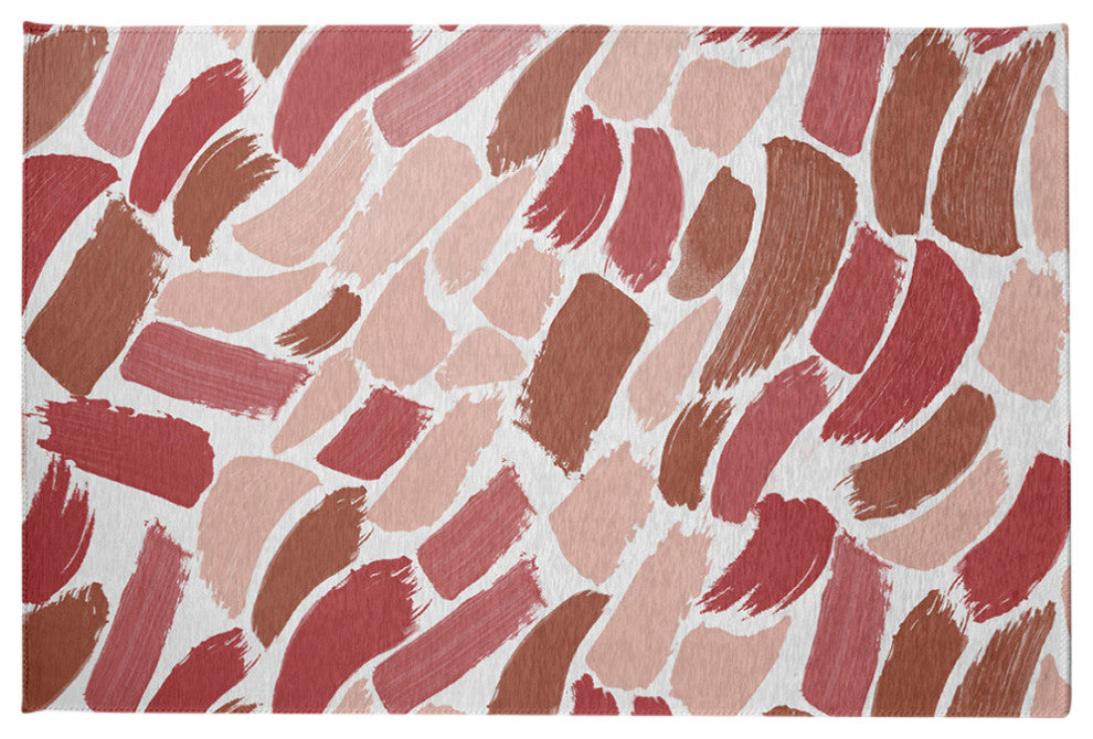 Wenstry Chenille Rug, Red, 2'x3'