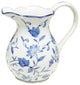8.5" Blue & White Pitcher