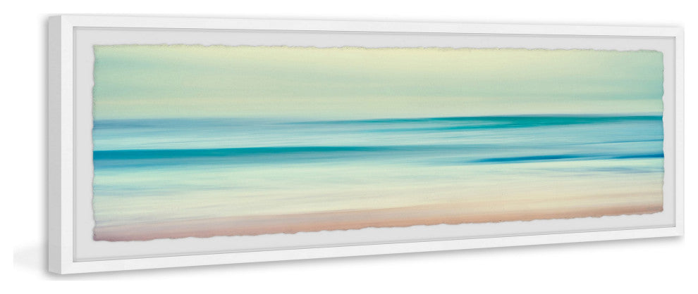 "Smooth Seas" Framed Painting Print, 45x15