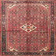 Ahgly Company Indoor Square Traditional Area Rugs, 3' Square