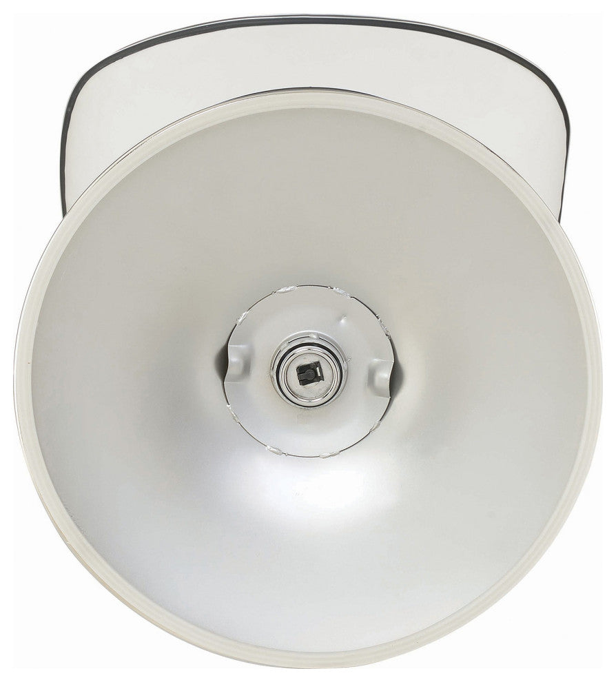 Set of 2 Adjustable Height Bar Stools, White and Chrome