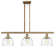 Innovations 916-3I-BB-G713-LED 3-Light Island Light, Brushed Brass