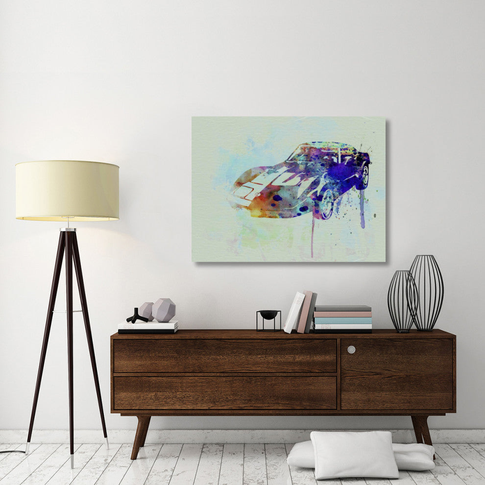 "Corvette watercolor" Fine Art Print