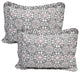 Coventry 6 Piece Quilted Printed Bed Spread Set, Light Purple/Lavendar, Queen