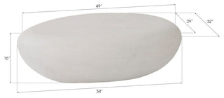 River Stone Cocktail Table Roman Stone, Large