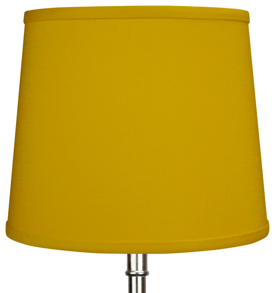 Fenchel Shades 10"x12"x10" Empire Lamp Shade, Linen Curry