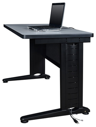 Fusion 66"x24" Training Table, Mahogany