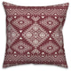 Maroon Tribal 20x20 Throw Pillow