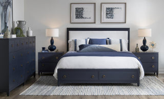 Summerland Complete Upholstered Bed With Storage, Queen