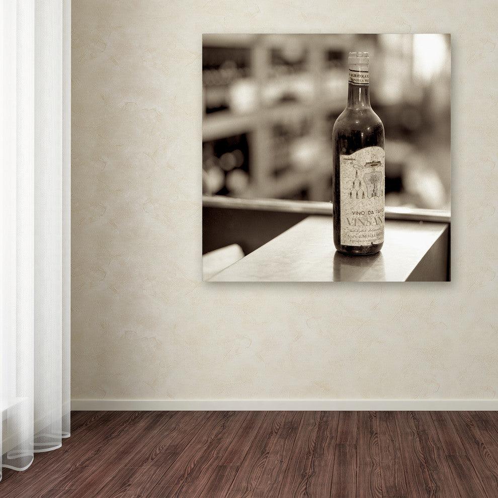 Alan Blaustein ''Tuscany Caffe III'' Canvas Art, 14x14