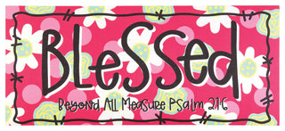 Blessed Beyond Measure Doormat Insert
