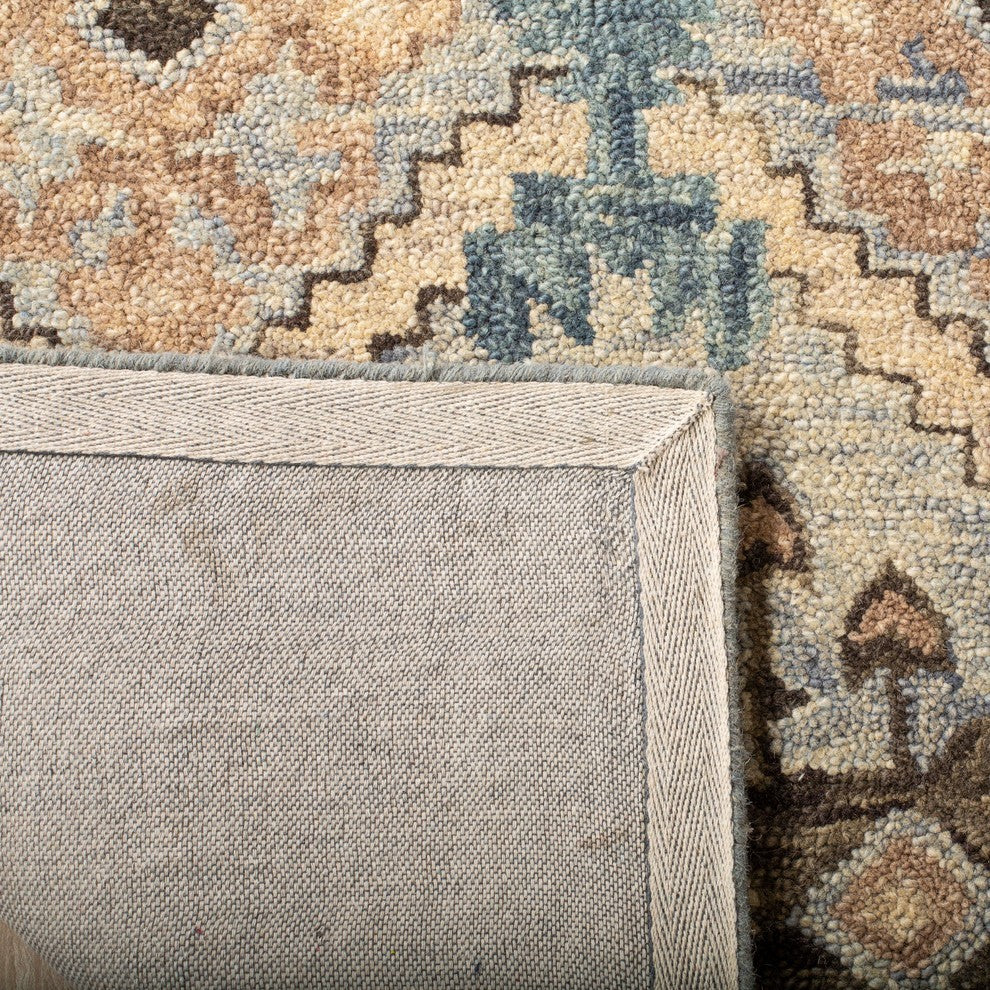 Safavieh Aspen Collection APN512 Rug, Light Blue/Cream, 2'3"x7'