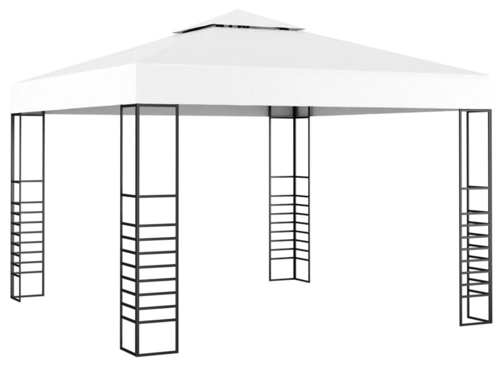 vidaXL Garden Marquee 118.1"x118.1" White