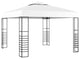 vidaXL Garden Marquee 118.1"x118.1" White