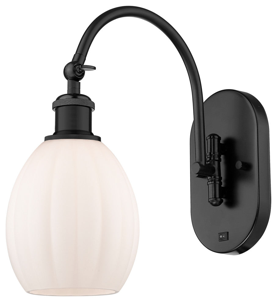 Innovations 518-1W-BK-G81-LED 1-Light Sconce, Matte Black