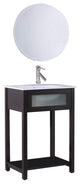 Leda Single-Sink Vanity, Espresso, 24"