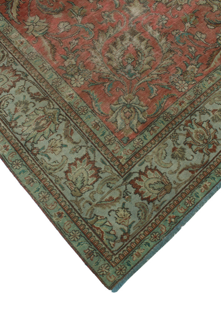 Fine Vintage Distressed Ullock Red Rug