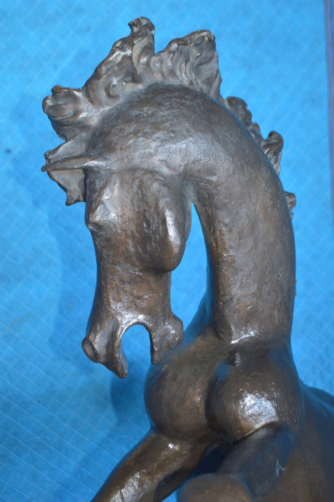 Original 6 of 8 Horse Statue by Attilio de Luca -  Size: 74"L x 19"W x 45"H.