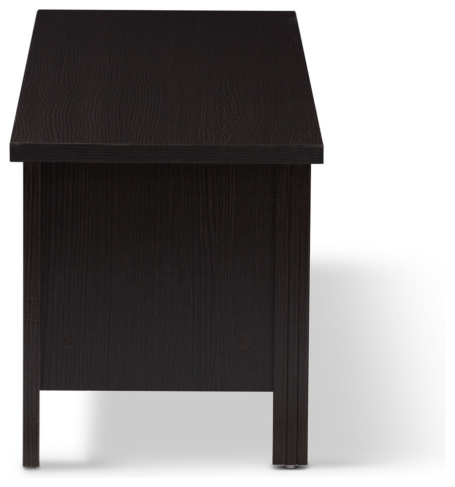Callie Moderm, Contemporary Wenge Brown TV Stand