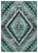Machine Washable Indoor/Outdoor Chantille ACN1890 Teal 5' x 7'6" Rug