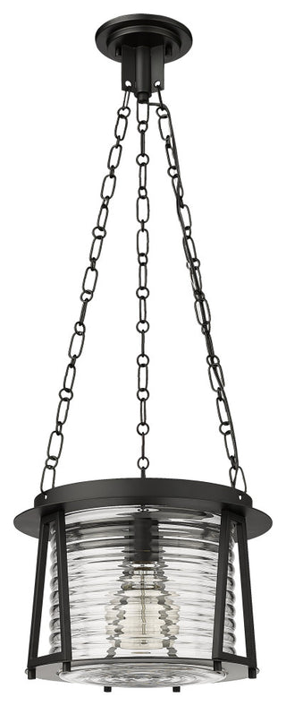 Z-LITE 1-Light Pendant, Matte Black