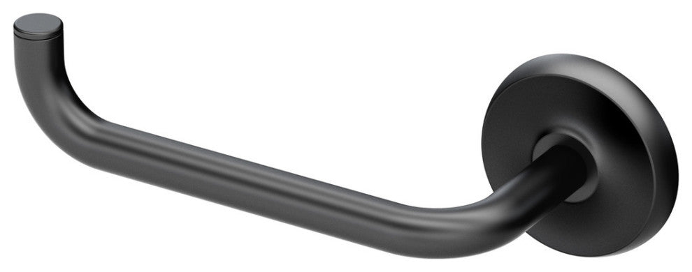 Designer II Euro Toilet Paper Holder, Matte Black