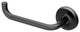 Designer II Euro Toilet Paper Holder, Matte Black