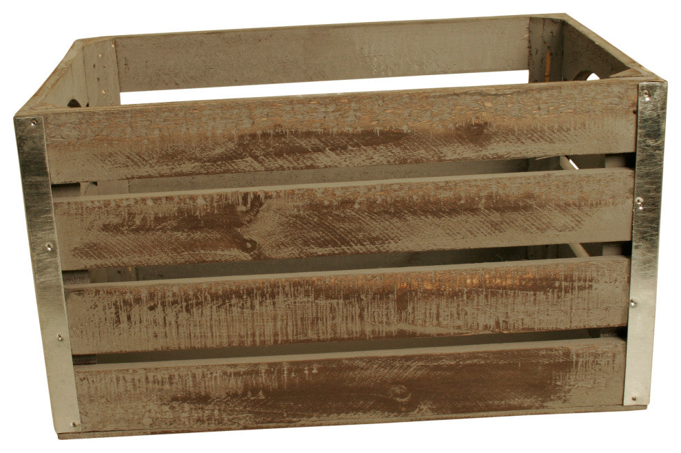Set Of 3 Large Wood Crates