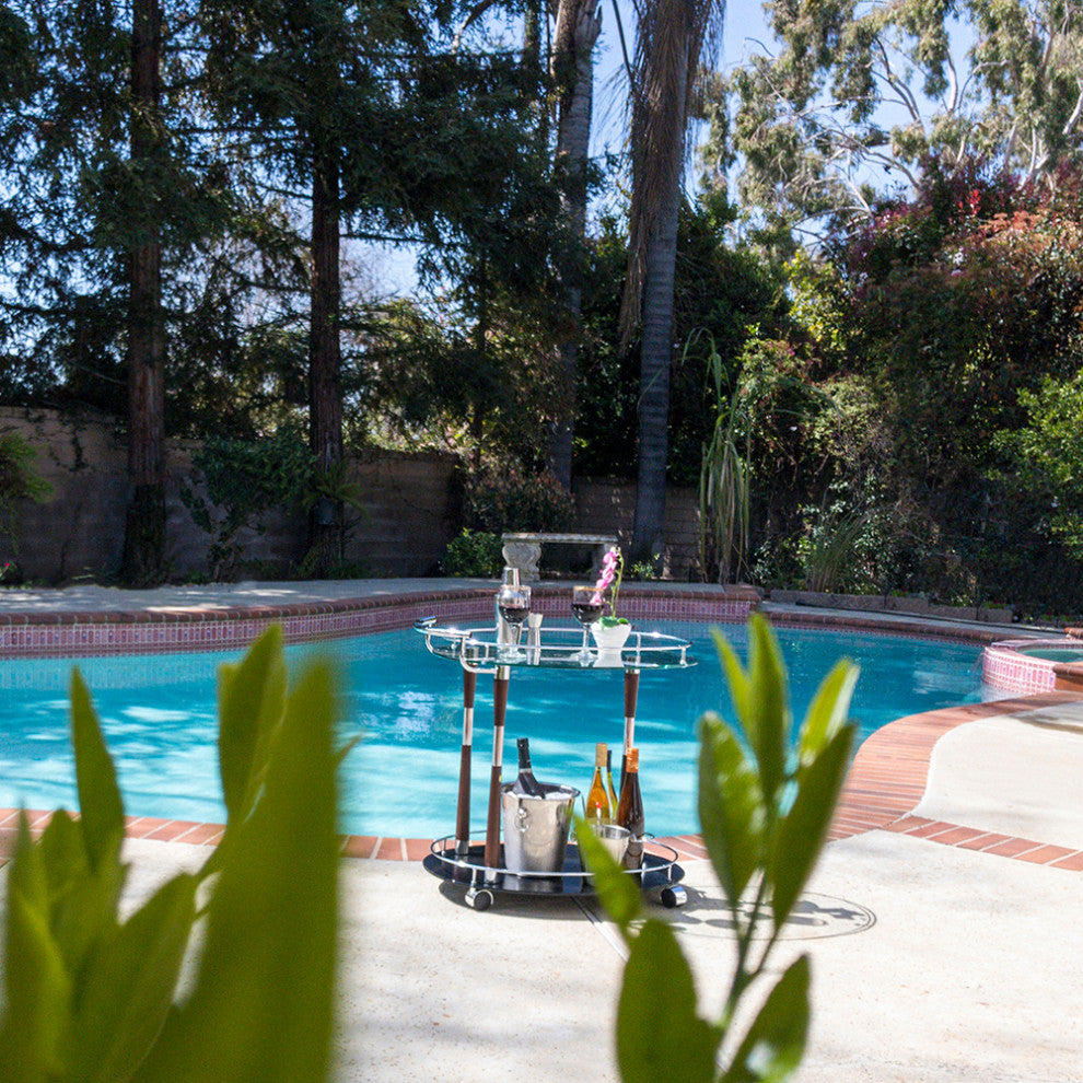 Anne Home Serving Trolley Bar Cart, Serving Cart