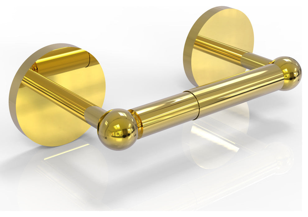 Prestige Skyline 2 Post Toilet Tissue Holder, Polished Brass