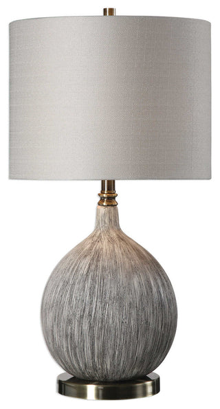 Hedera Textured Ivory Table Lamp