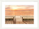 "Sunset Deck" Framed Digital Print by Diane Romanello, 33x25"
