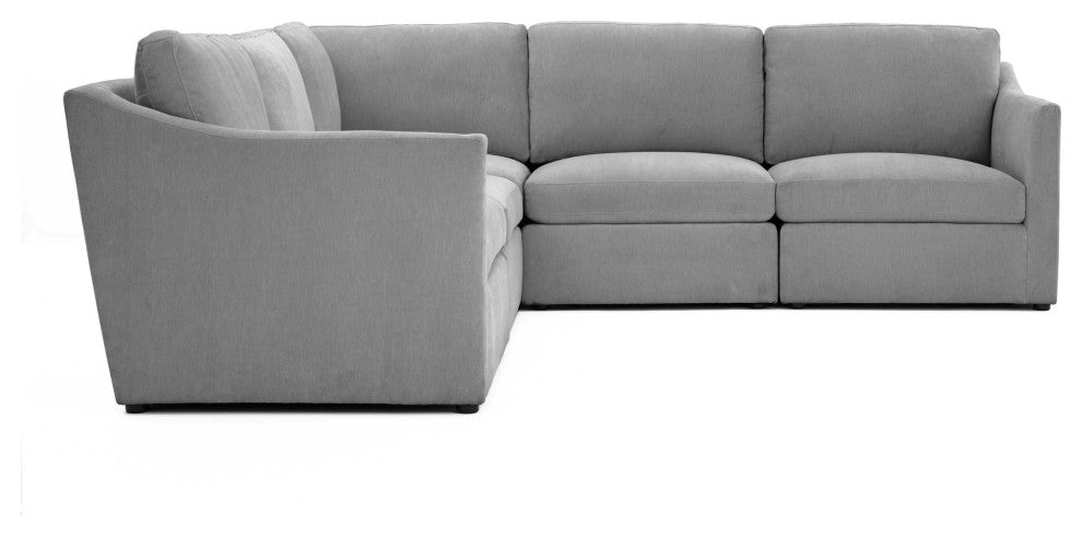 Aiden Gray Modular L Sectional - Grey