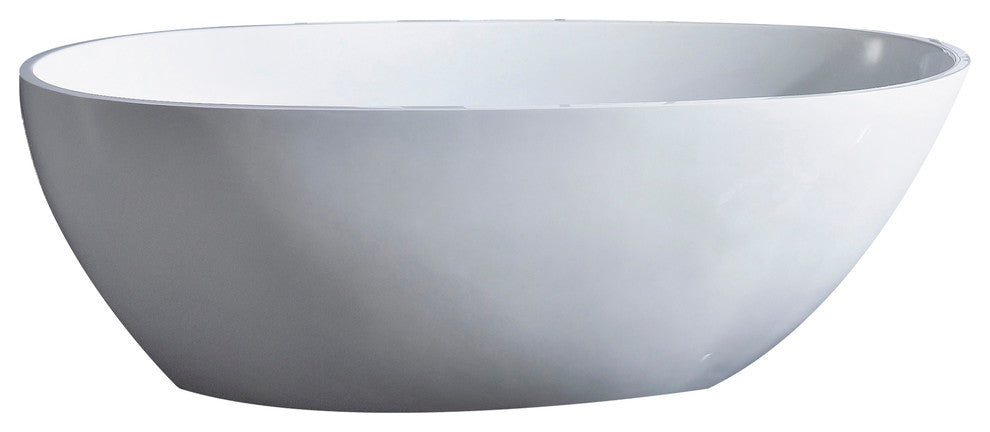 Eviva Sarah Free Standing 60" Acrylic Bathtub
