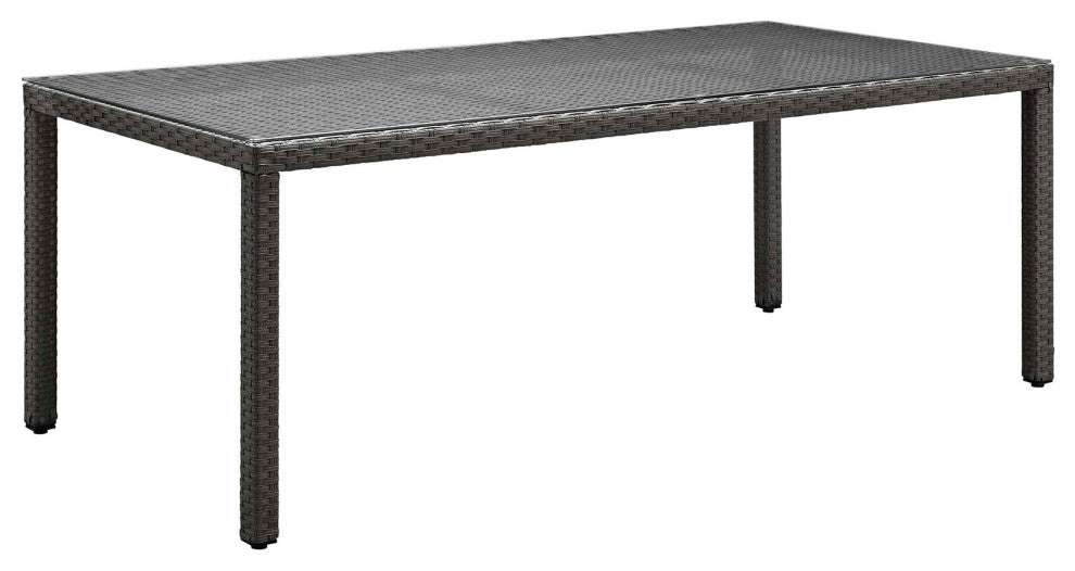 Canvas Gray Sojourn 9 Piece Outdoor Patio Sunbrella Dining Set