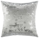Safavieh Edmee Metallic Pillow, Light Grey/Silver