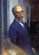 Ignaz Marcel Gaugengigl Self Portrait in the Artist's Studio Wall Decal