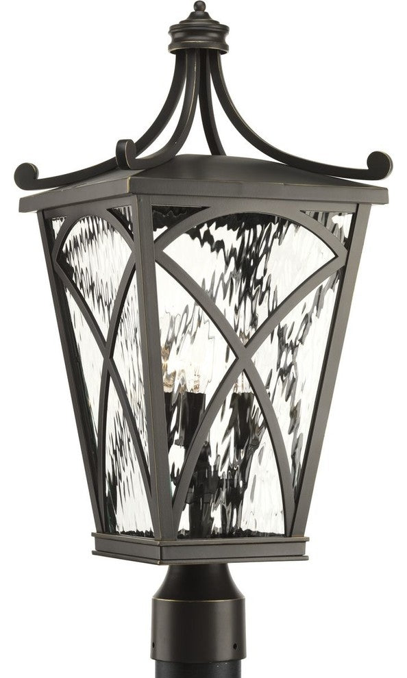 Cadence 3-Light Post Lantern, 10"