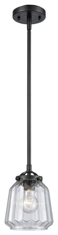 Chatham 1-Light Mini Pendant, Oil Rubbed Bronze, Clear
