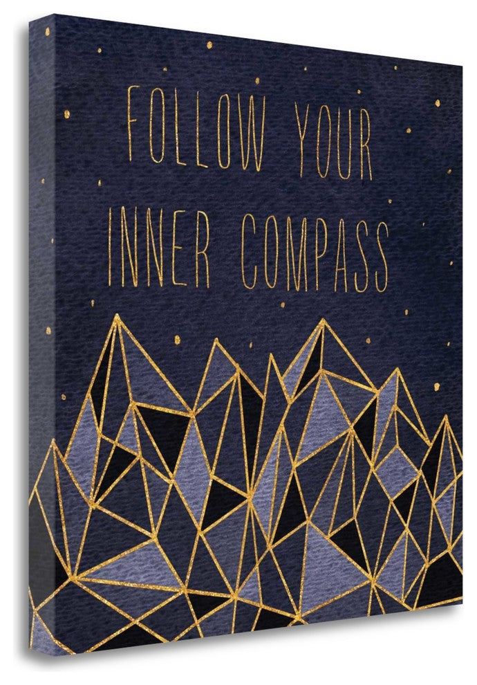 "Written In The Stars III" By Laura Marshall, Giclee on Gallery Wrap Canvas