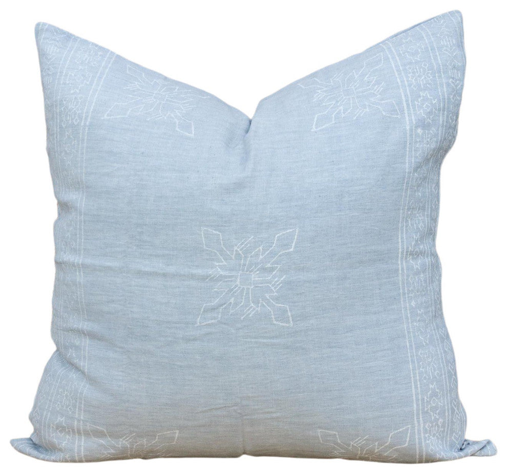 Citlalee Aztec Block Print Pillow
