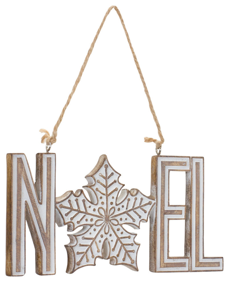 Joy Noel Snowflake Ornament, 12-Piece Set