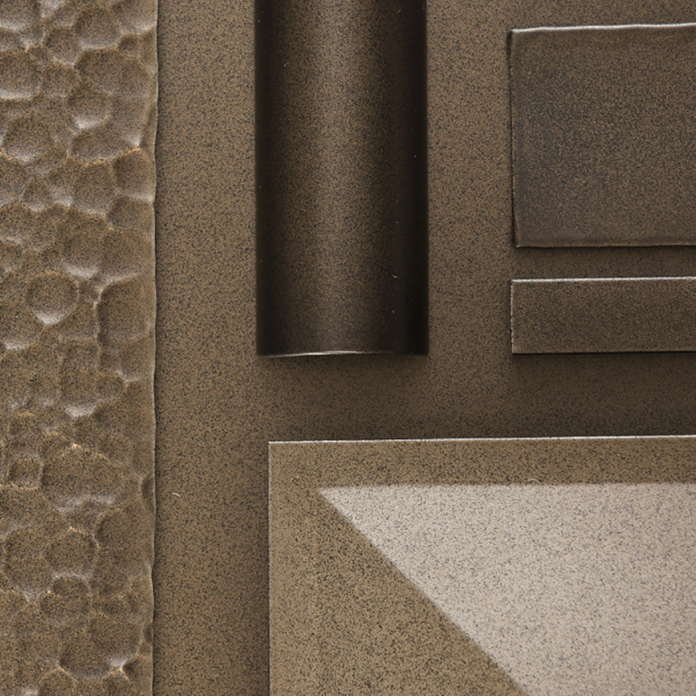 Shadow Box Large Outdoor Sconce, Coastal Bronze/Slate/Dark Sky Friendly